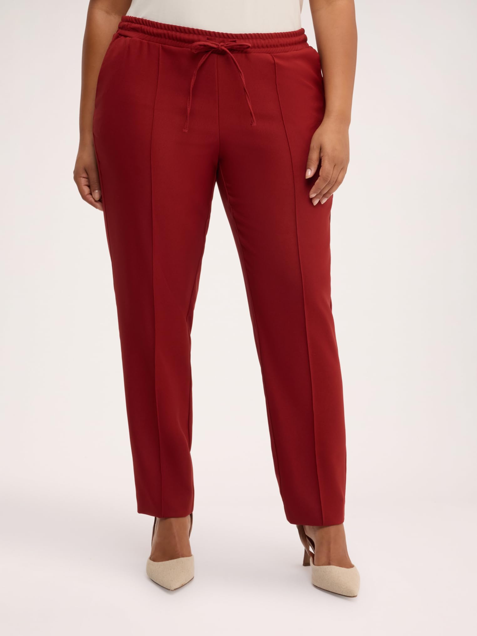 Fiorella Rubino Pantaloni Pantaloni Gamba Dritta con Coulisse pantaloni 50 Plus