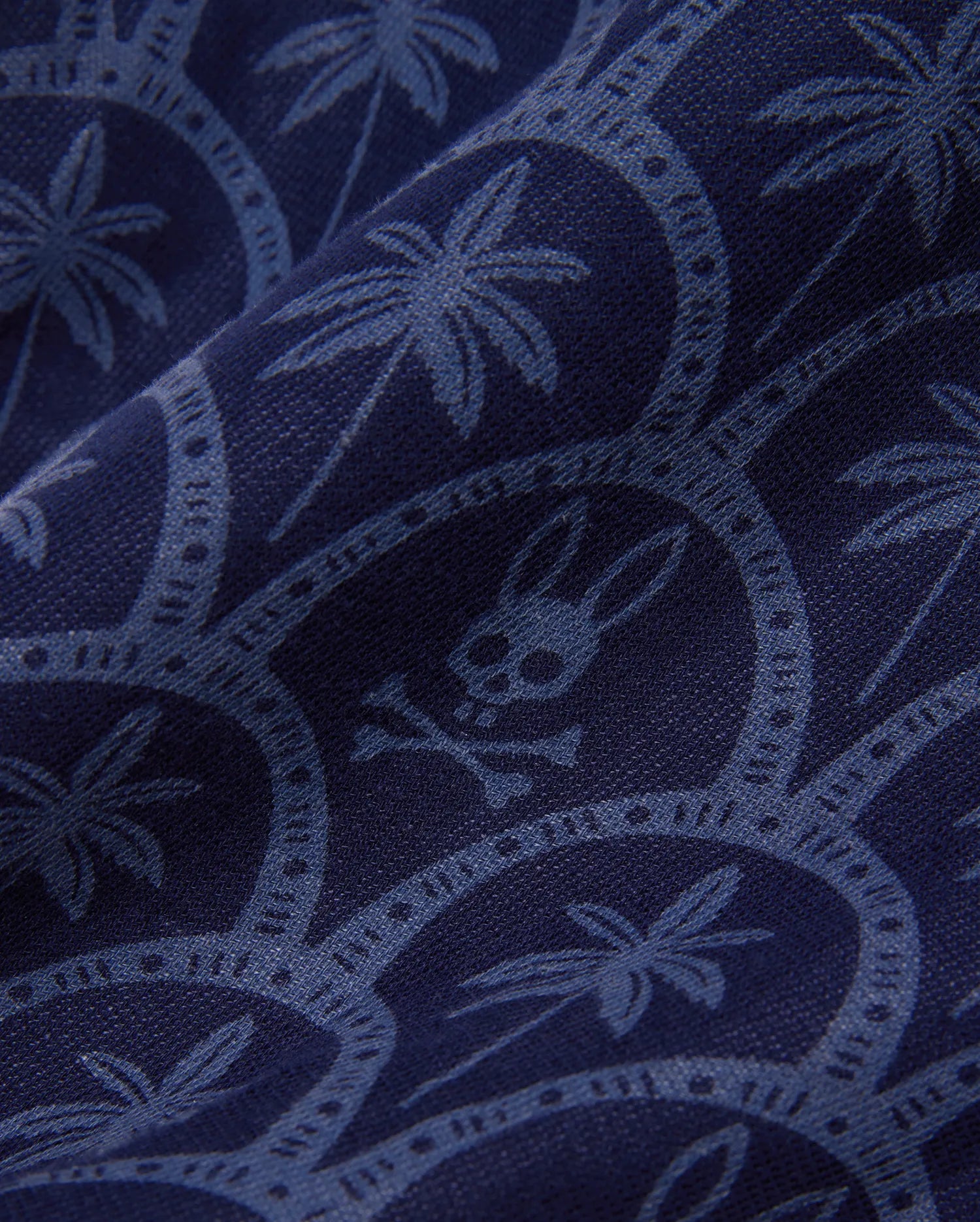 Psycho Bunny Men's Shorts Brad Linen Short 8 1/2" pantaloncini blu