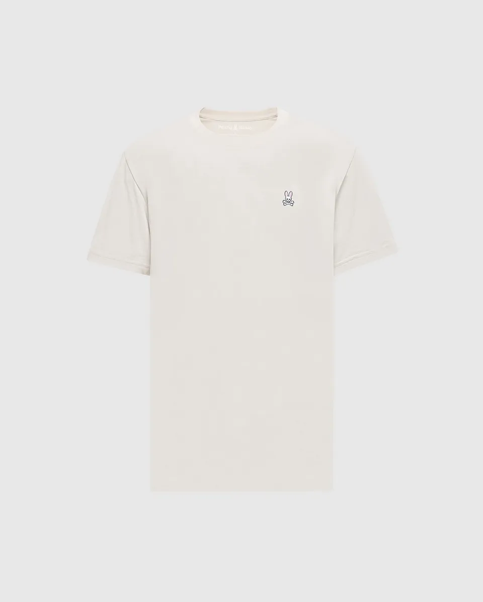 Psycho Bunny Men's Tees MENS CLASSIC CREW NECK TEE B6U014B200 maglietta Natural Linen