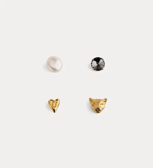 Forte gioielli set of earrings puma orecchini puma cristalli