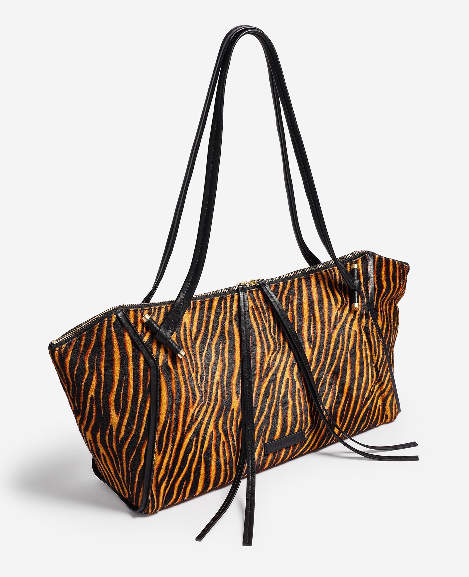 Kenneth Cole Reaction Bags Highline Ziger Print East West tote stampa tigre