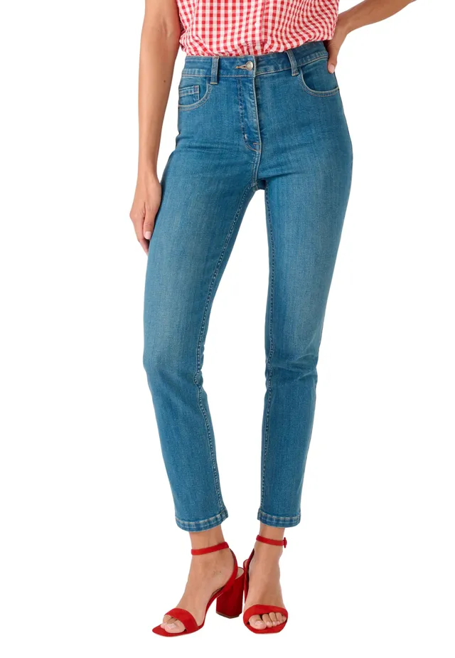 Damart Prêt-à-porter Jeans Slim 7/8th Donna jeans aderenti