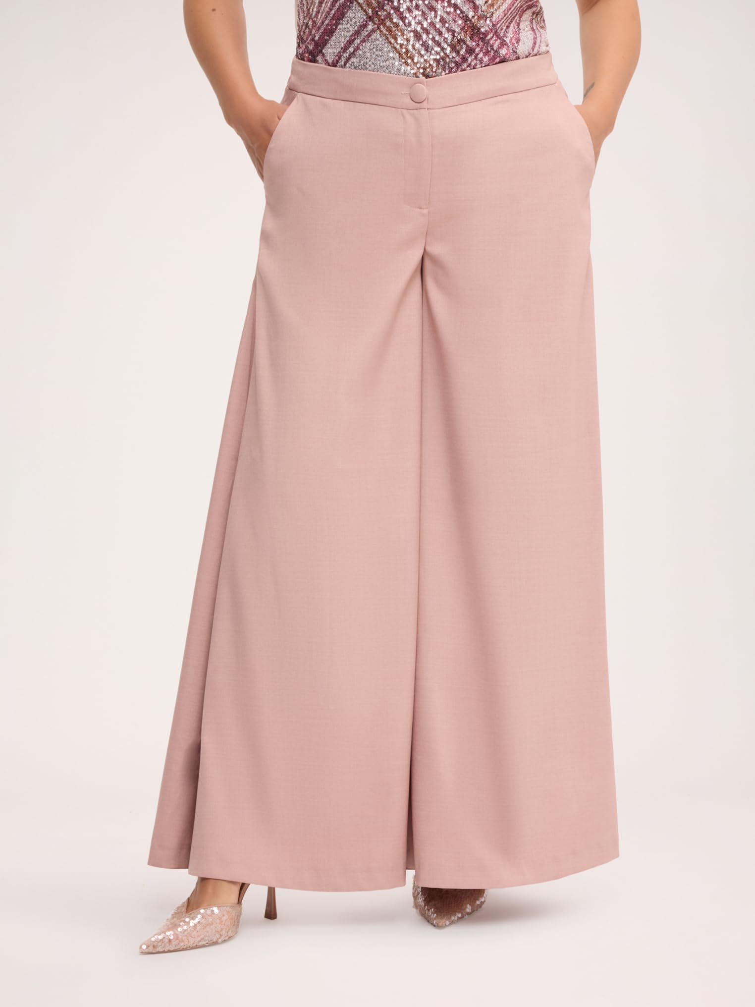 Fiorella Rubino Pantaloni Pantaloni Wide Leg pantaloni 54 Plus gamba ampia