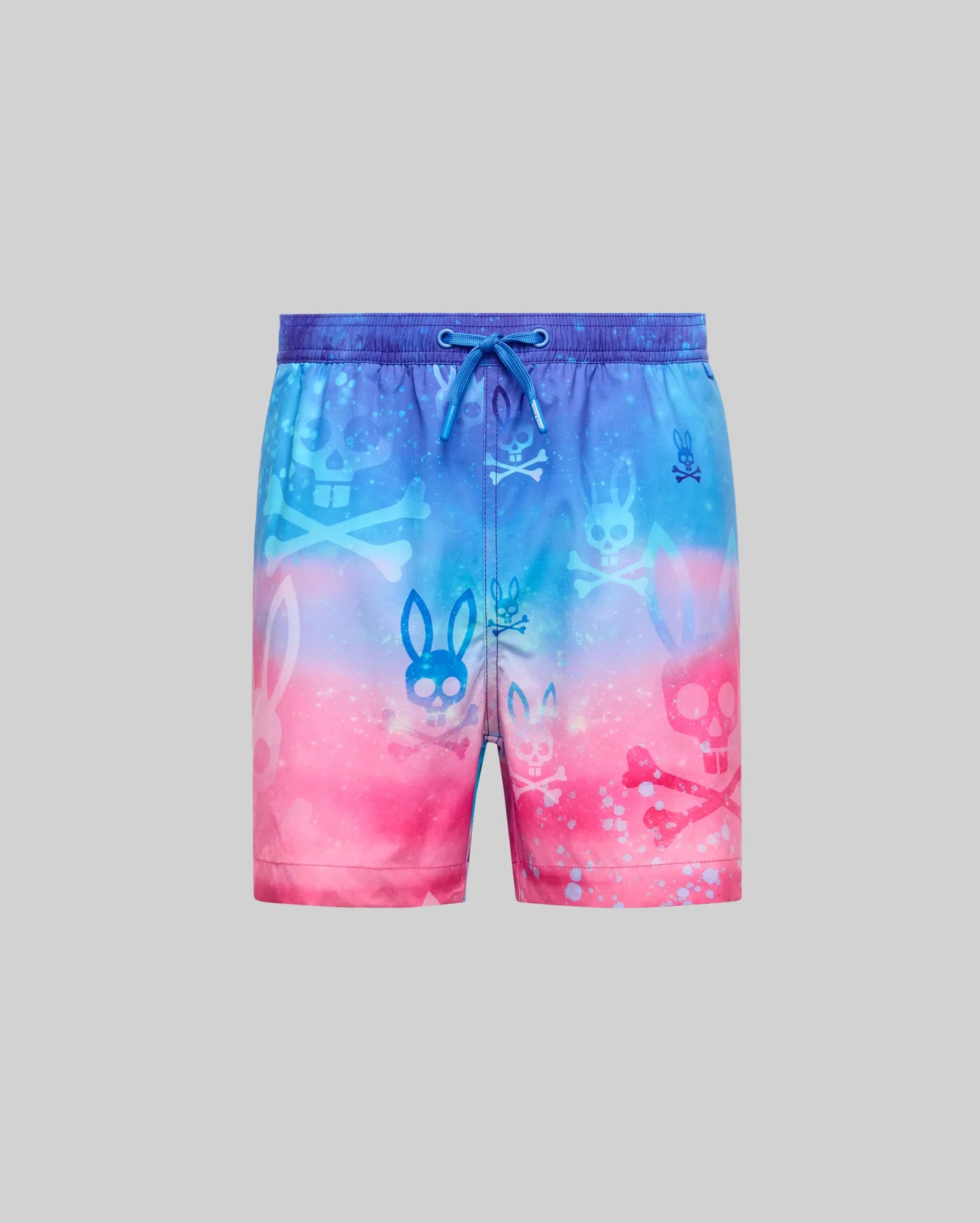 Psycho Bunny Kids Swimwear Caspian Swim Trunk 6" costume bambino rosa asciugatura rapida