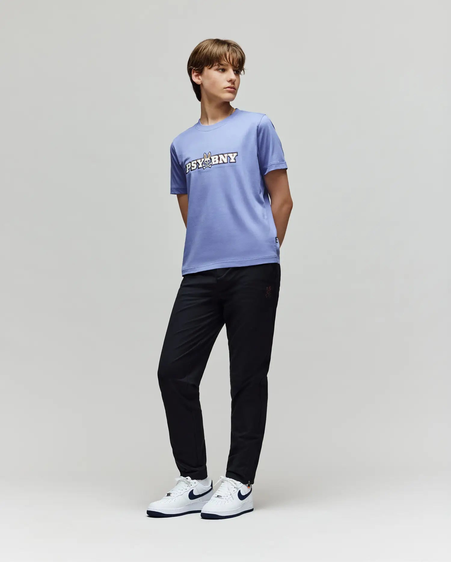 Psycho Bunny Kids Bottoms Mathieu Commuter Pant KB0600002 pantaloni neri