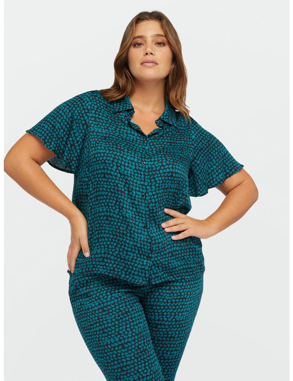 Fiorella Rubino Camicie e bluse Camicia con Fantasia Stampata 50 Plus