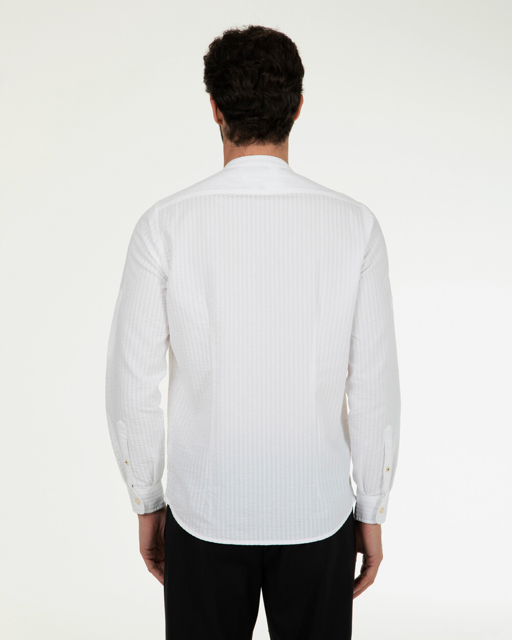 Markup Uomo Camicie Camicia coreana seersucker uomo
