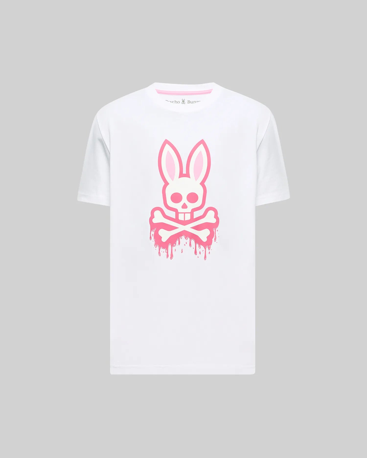 Psycho Bunny Men's Tees Carl Graphic Tee T-shirt bianca uomo