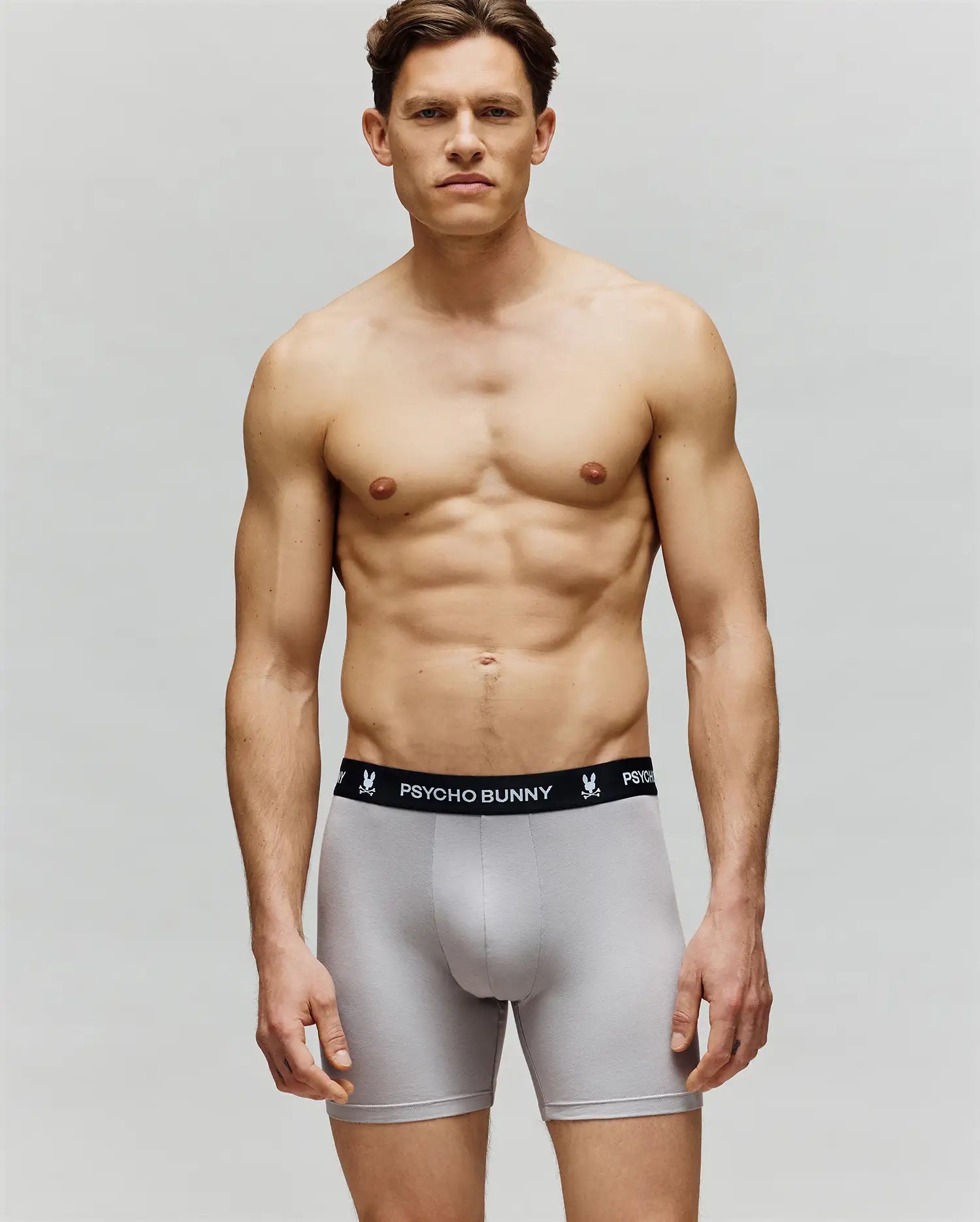 Psycho Bunny Underwear MENS 3 PACK BOXER BRIEF MO1400006 boxer 3 pezzi grigi
