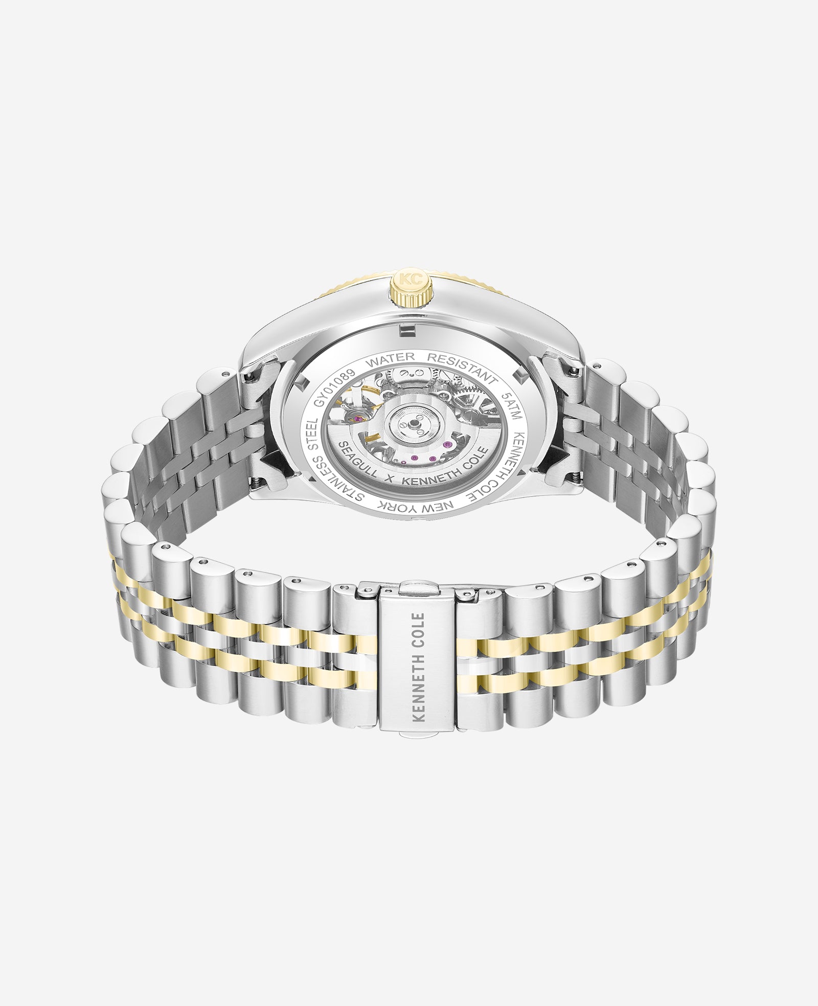 Kenneth Cole Reaction Watches Open Heart Automatic Bracelet Watch orologio automatico verde