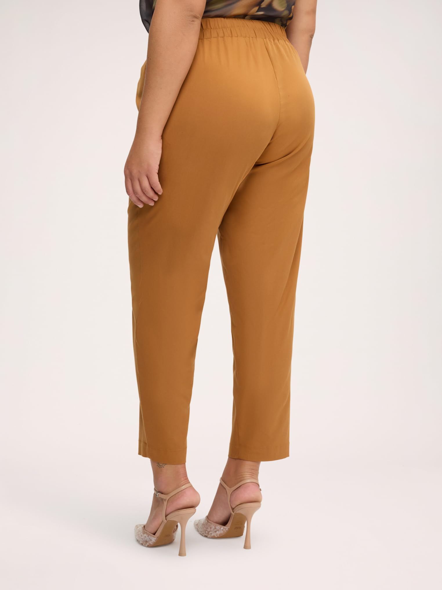 Fiorella Rubino Pantaloni Carrot Fit pantaloni XL Plus vita elasticizzata