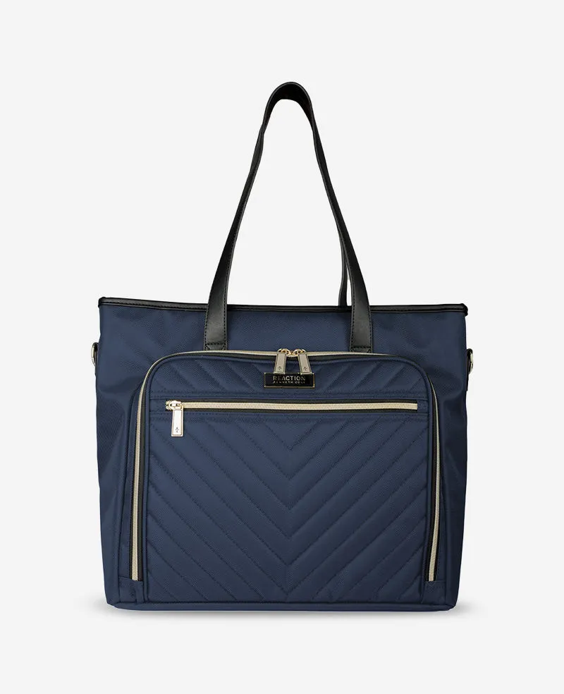 Kenneth Cole Reaction Bags Chelsea Tote Bag borsa blu porta PC