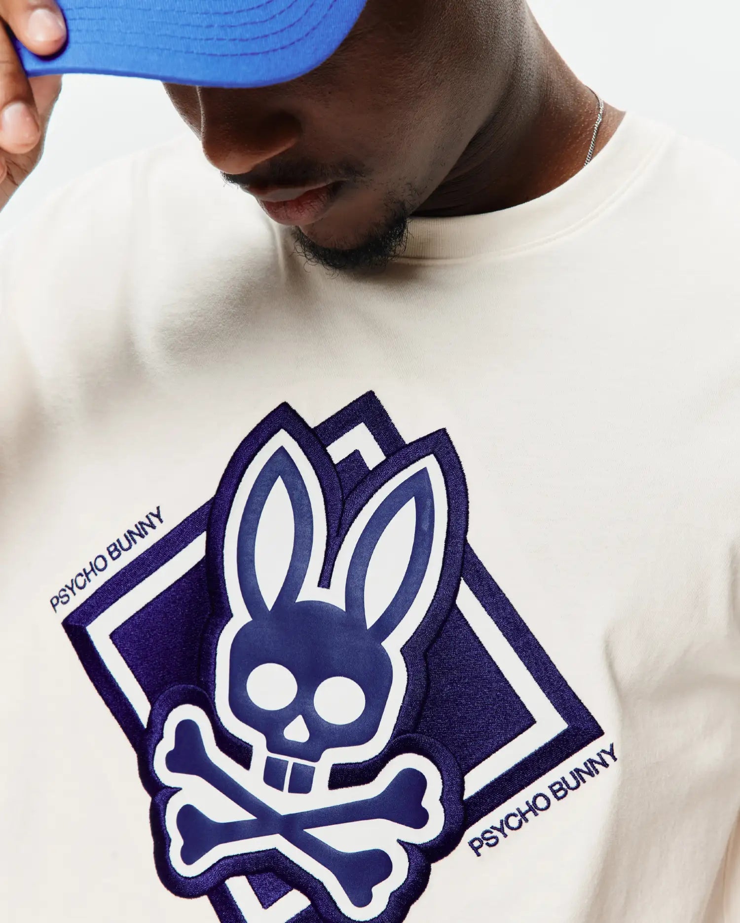 Psycho Bunny Men's Tees MENS TOBIAS GRAPHIC TEE - MT0200288 t-shirt bianca