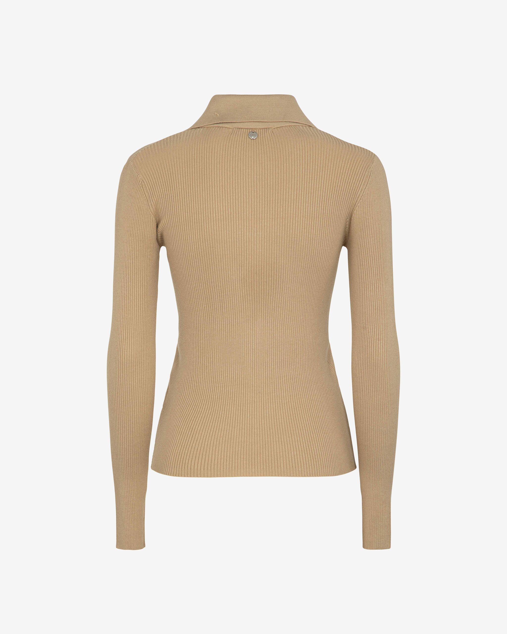 Markup Donna Maglieria Maglia a coste con treccia maglia