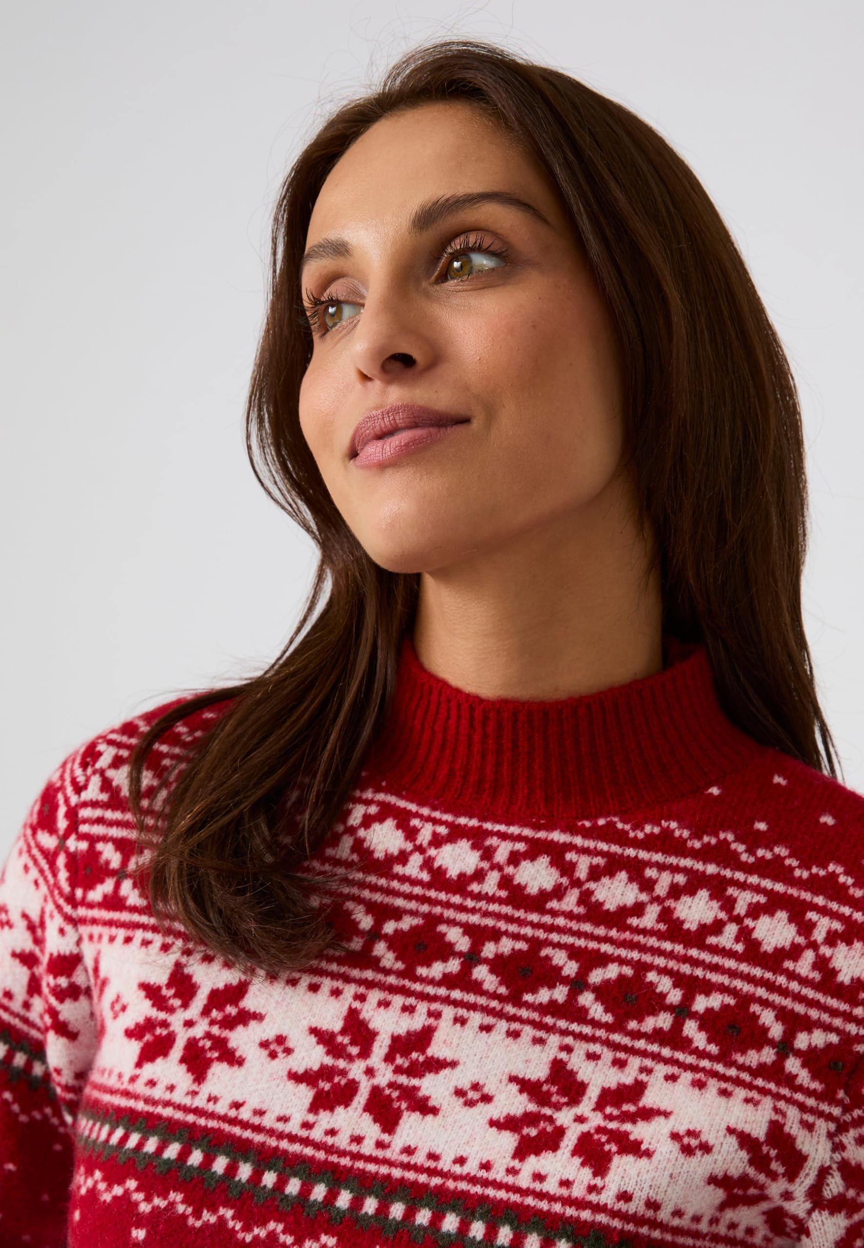 Damart Thermolactyl maglione natalizio donna collo alto