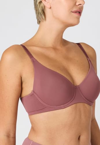 Damart Biancheria intima reggiseno con ferretto coppe modellate 2B rosa vinaccia