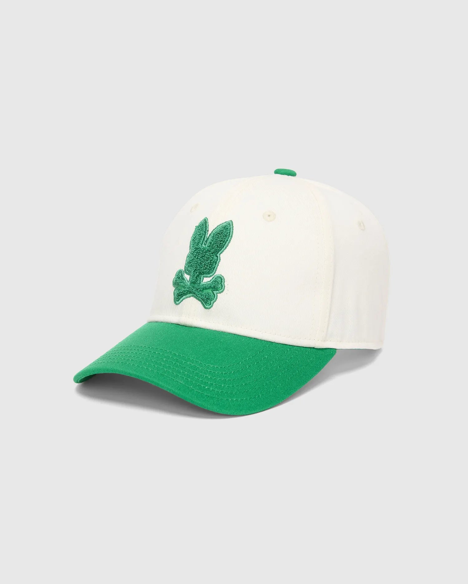 Psycho Bunny Kids Accessories Craig cappellino baseball bianco O/S regolabile