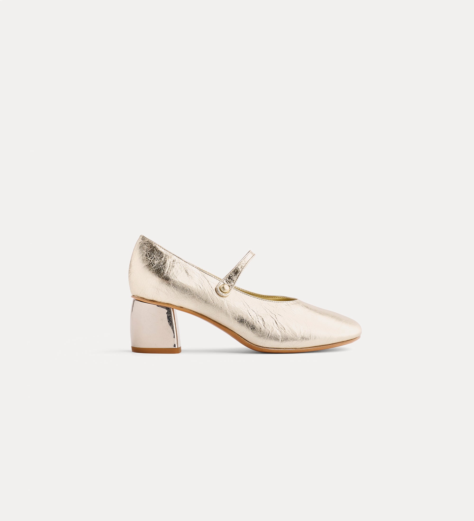 Forte scarpe ballerine in velluto con cinturini platino