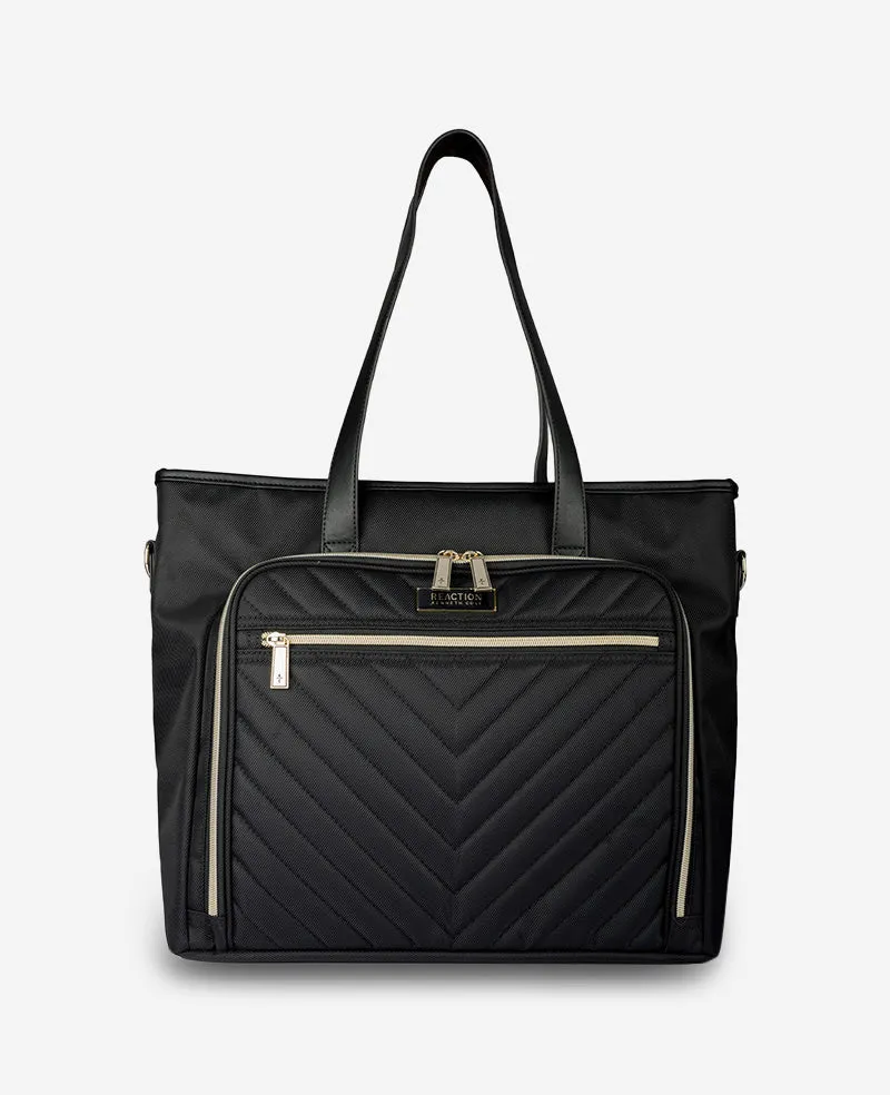 Kenneth Cole Reaction Bags Chelsea Tote Bag borsa tote nera porta laptop 15 pollici