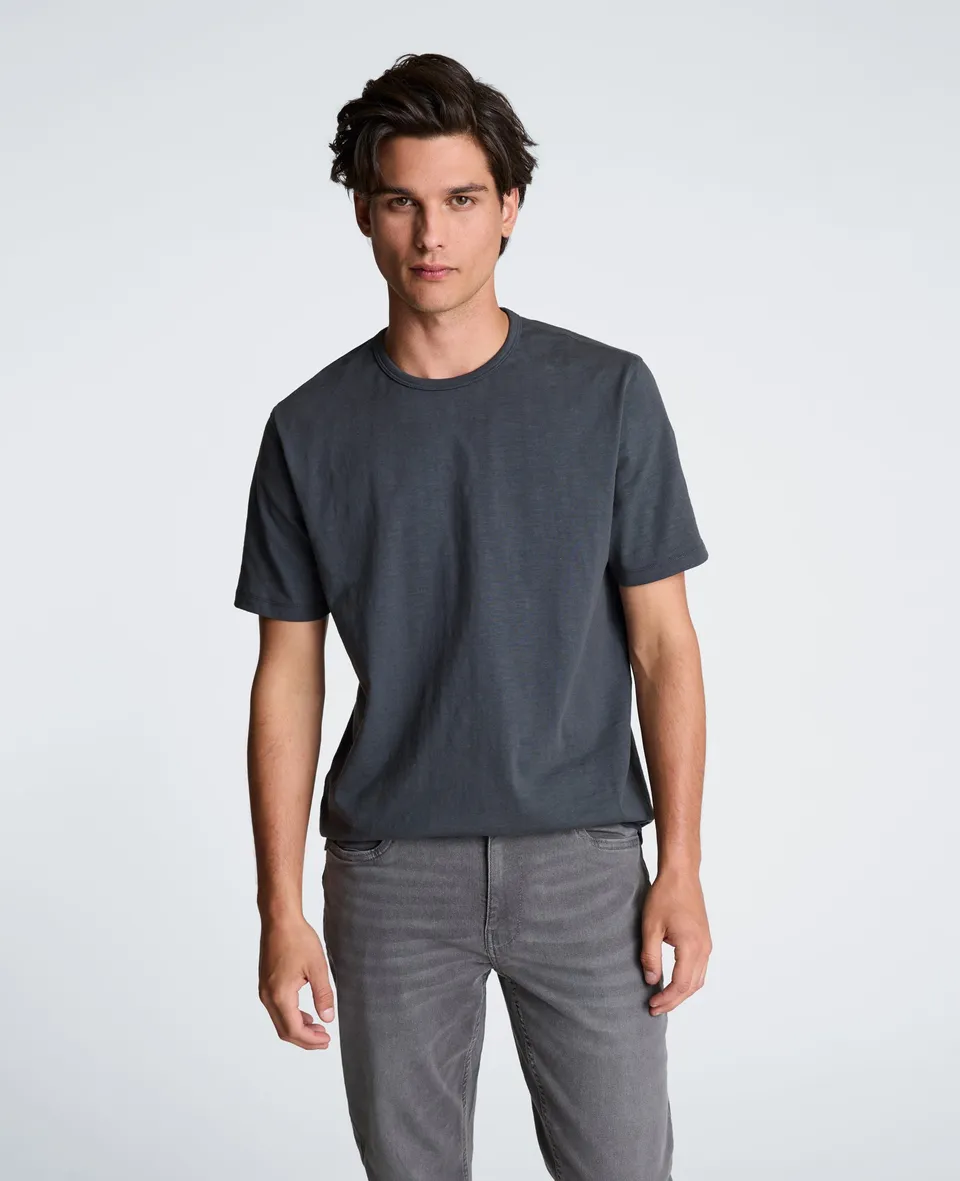 Kenneth Cole Reaction Clothing Texture Tee T-shirt antracite oversize