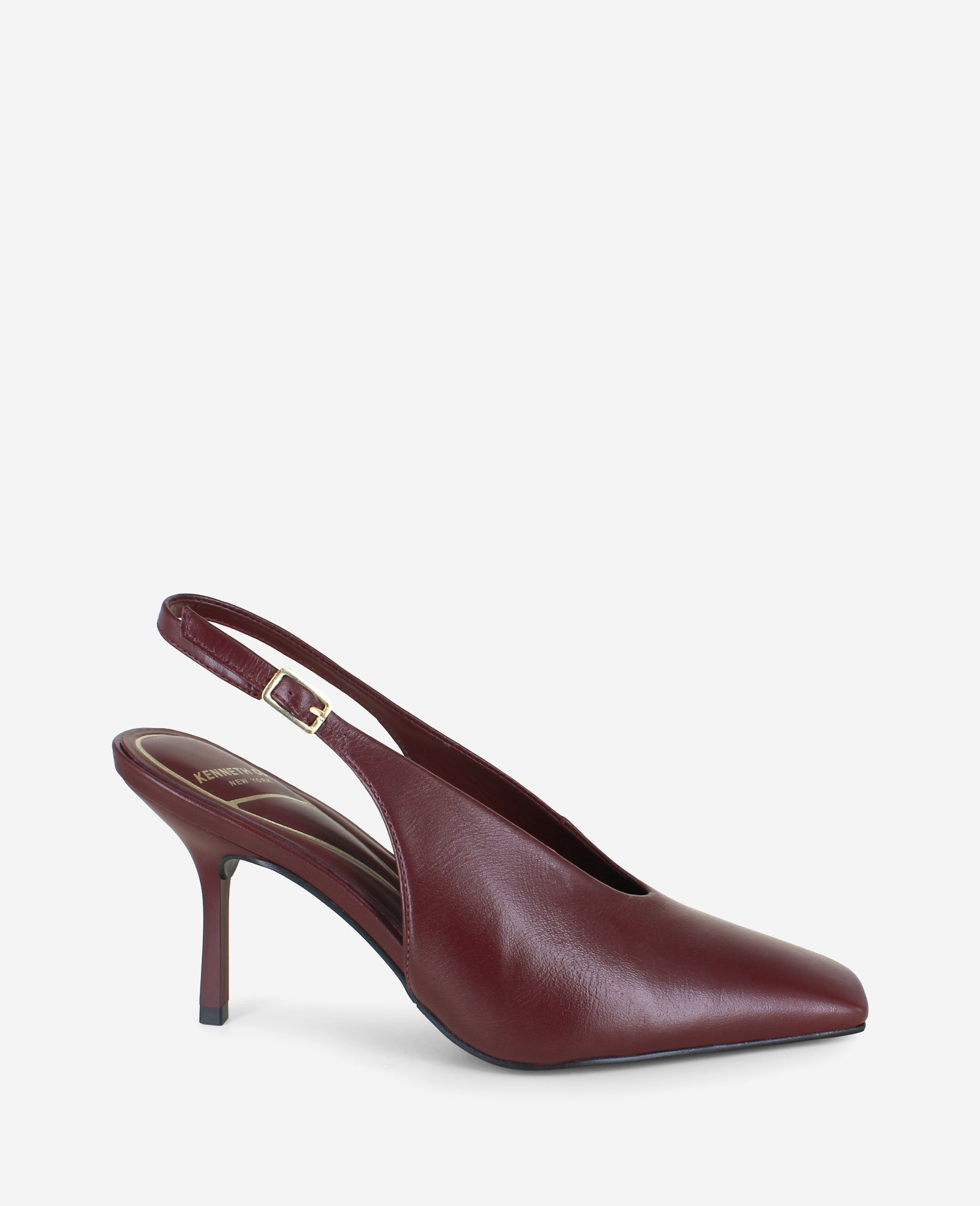 Kenneth Cole Reaction Aerial Leather Slingback Heel slingback bordeaux in pelle