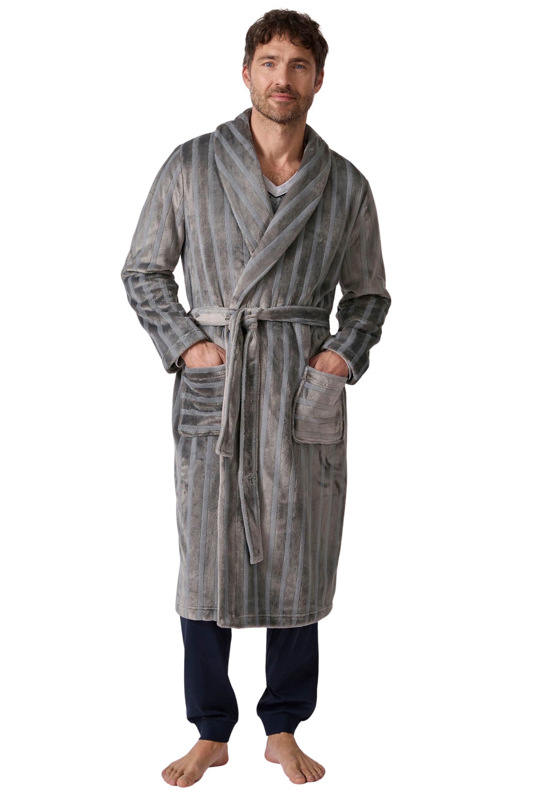Damart Homewear vestaglia Thermolactyl uomo in maglia jacquard