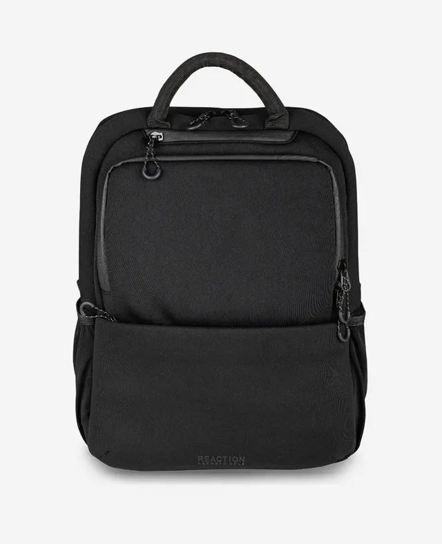 Kenneth Cole Reaction Luggage Logan Backpack zaino nero con scomparto imbottito per laptop