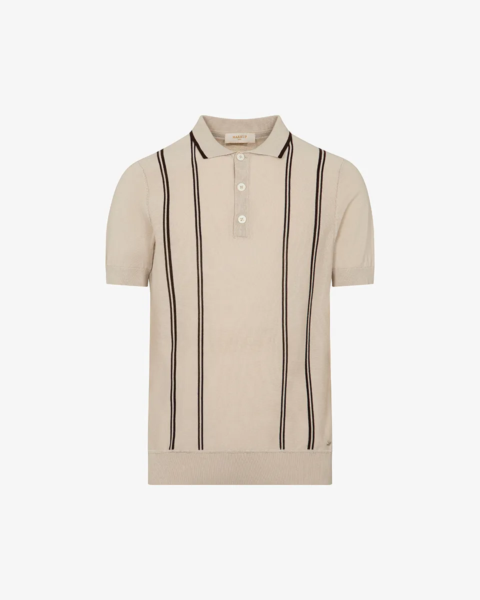 Markup Uomo Maglieria Polo rigata polo uomo