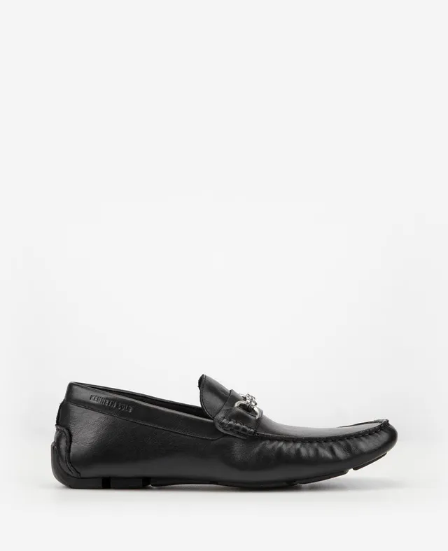 Kenneth Cole Reaction Theme Bit Driver mocassini neri in pelle