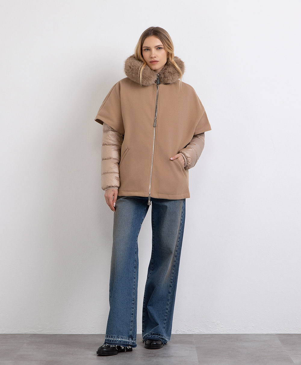 Markup Donna Cappotti Cappa in panno staccabile cappa