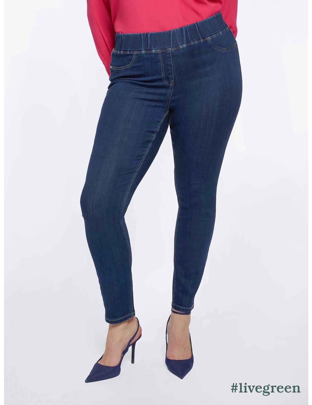 Fiorella Rubino Jeggings Diamante jeggings 56 Plus push-up