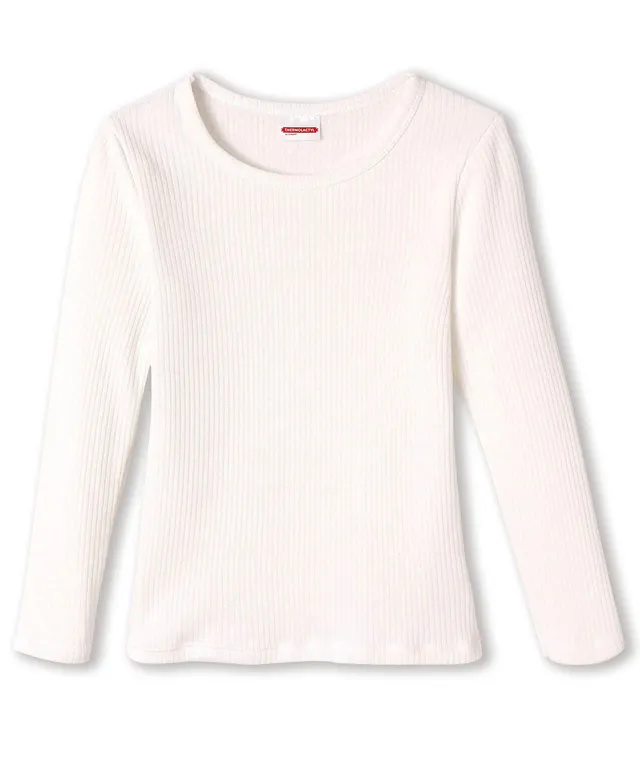 Damart Prêt-à-porter maglia a maniche lunghe bambino 8 anni bianca Thermolactyl