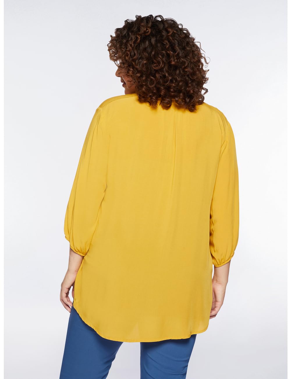 Fiorella Rubino Camicie e bluse Blusa in Viscosa con Scollo Tondo blusa 56 Plus