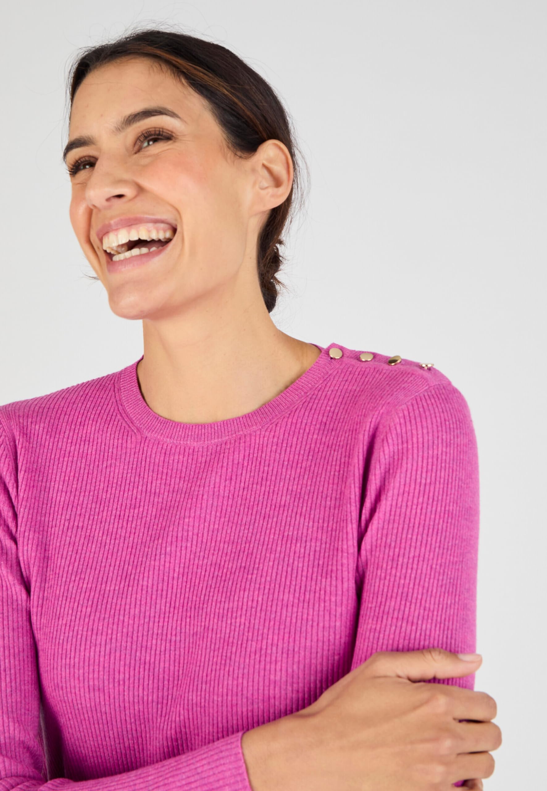 Damart Thermolactyl Maglione da donna viola in maglia termica