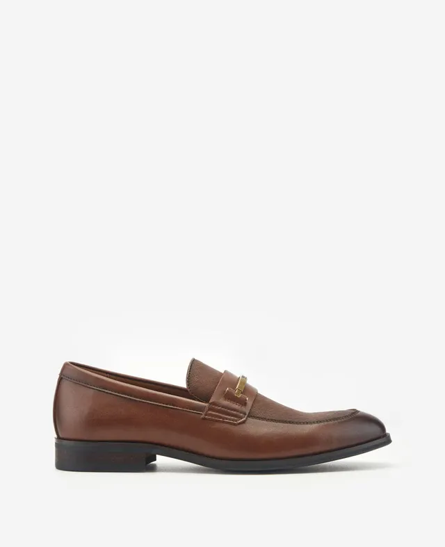 Kenneth Cole Reaction Marco Slip on Loafer mocassini color cuoio uomo