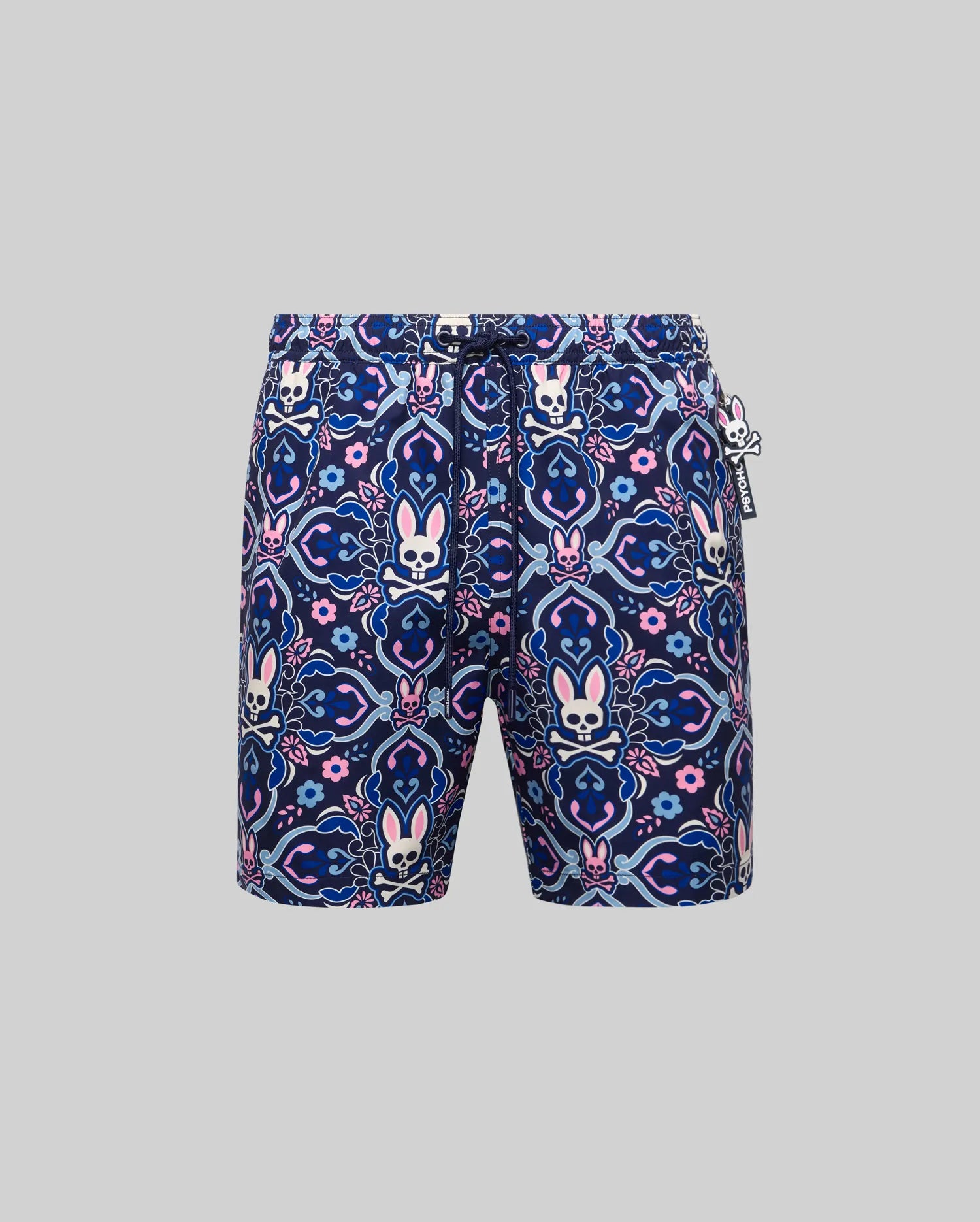 Psycho Bunny Men's Swimwear Luke Swim Trunk 6 costume blu paisley