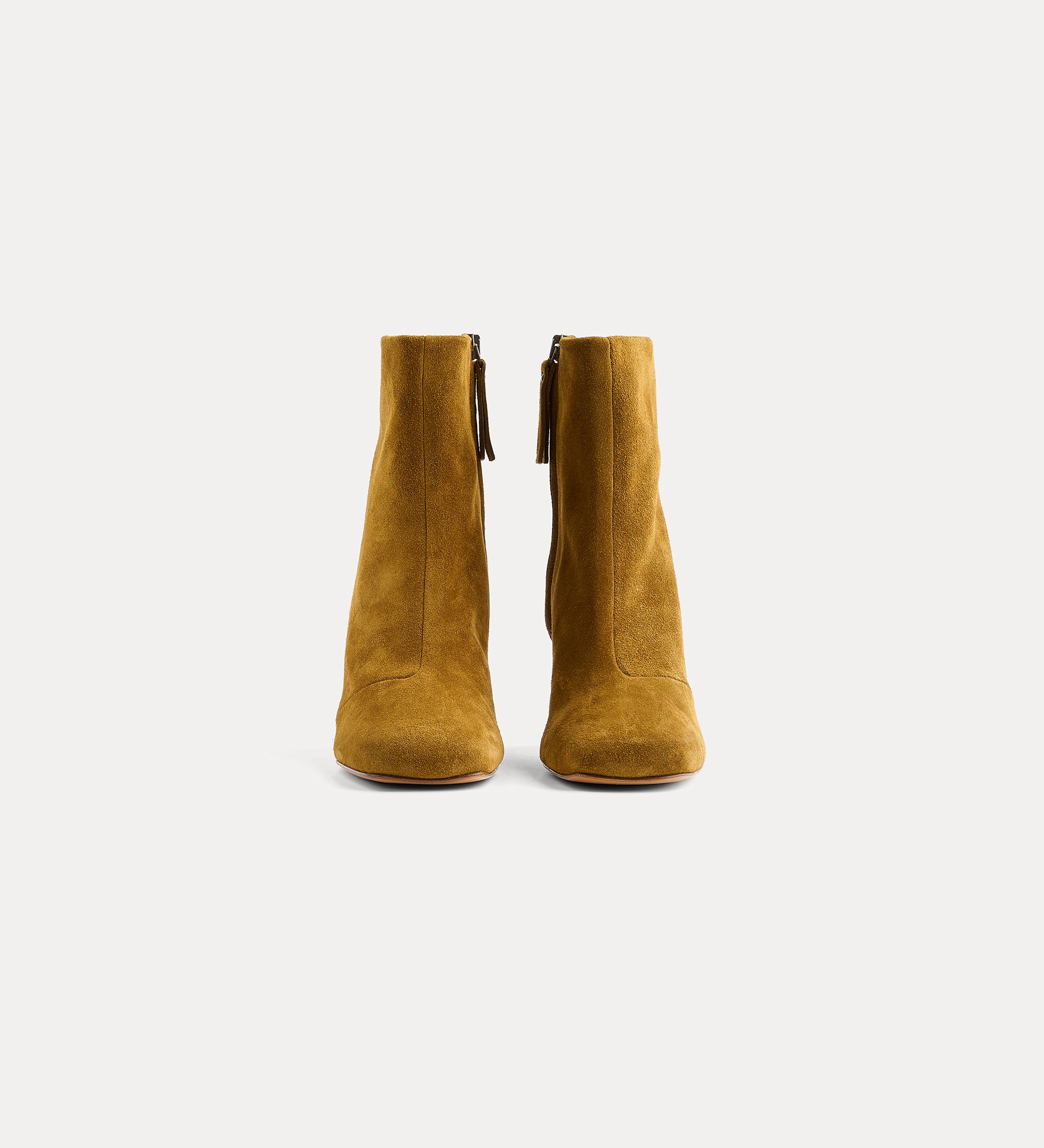 Forte Scarpe stivaletti suede vintage tacco sagomato