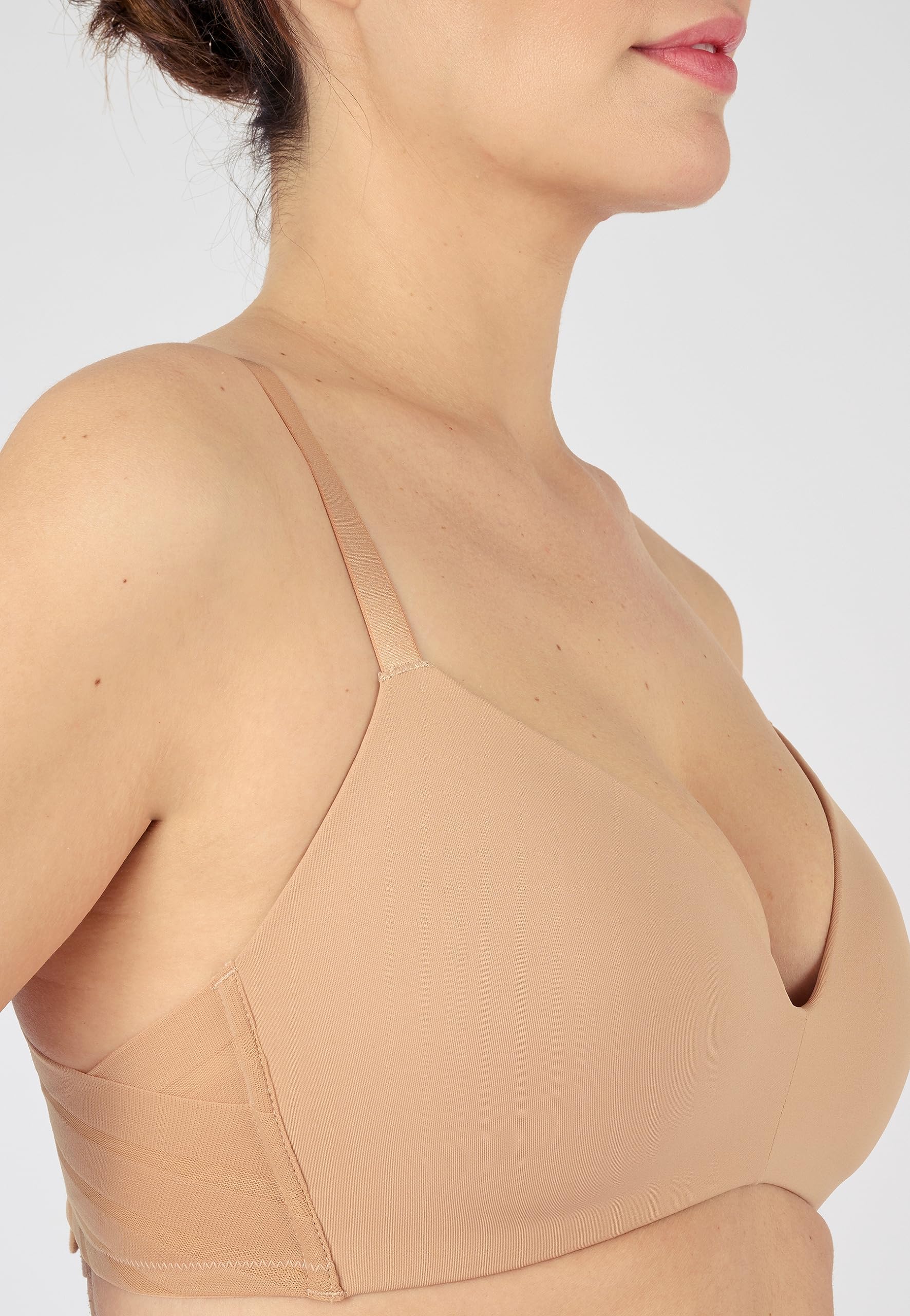 Damart Biancheria intima Reggiseno invisibile senza ferretto nero