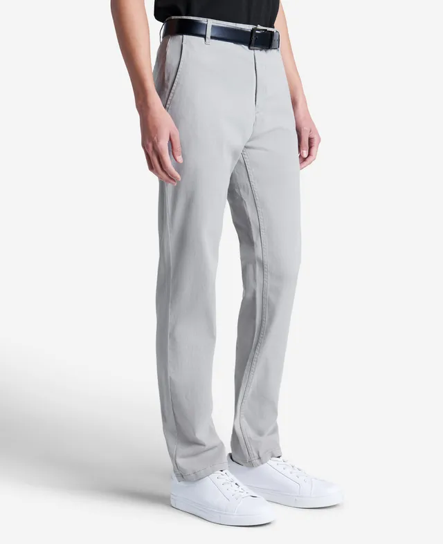 Kenneth Cole Reaction Clothing Slim-Fit Tech Chino pantaloni grigi slim