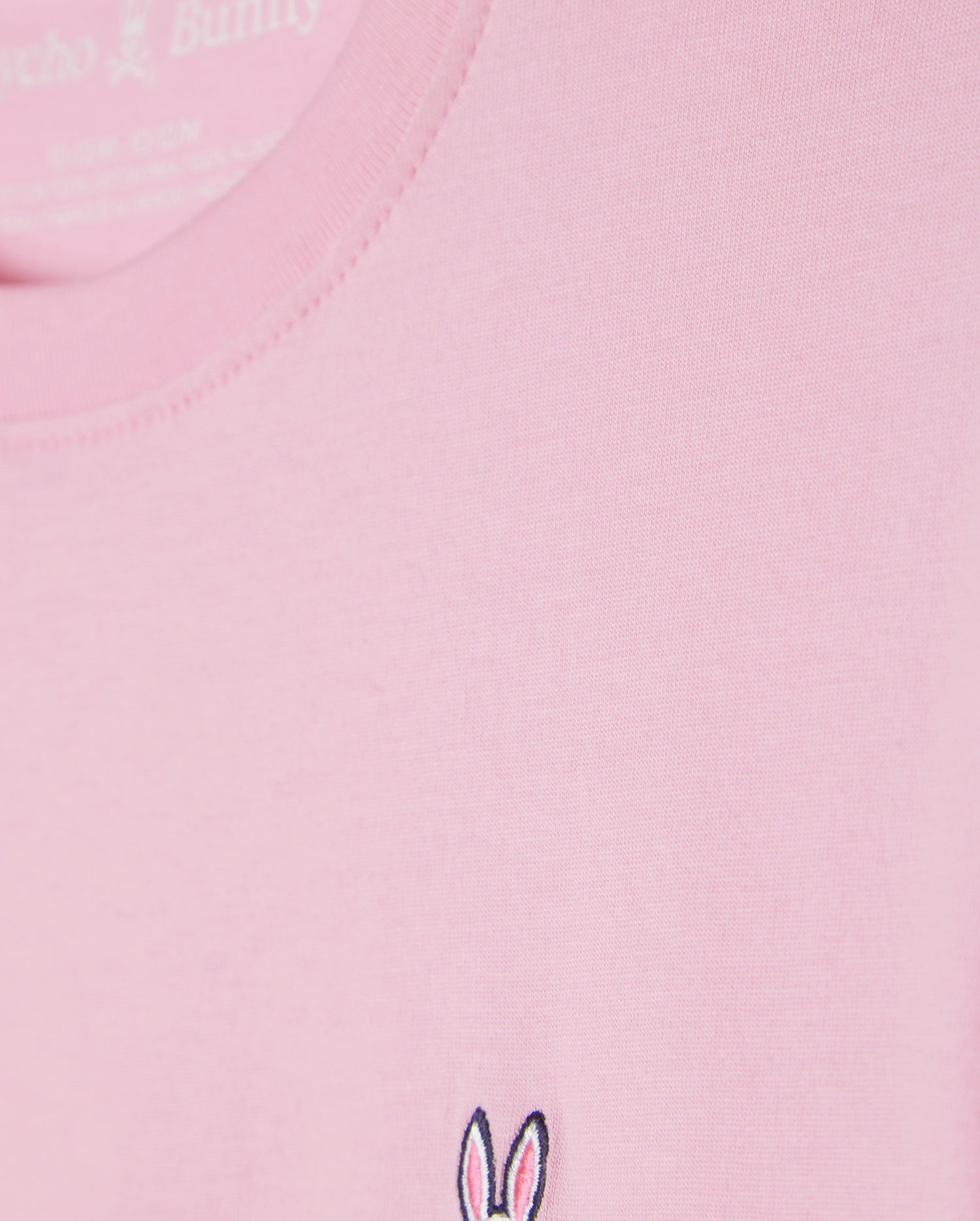 Psycho Bunny Kids Tees Classic Crew Neck Tee B0U014CRPC T-shirt rosa in cotone Pima
