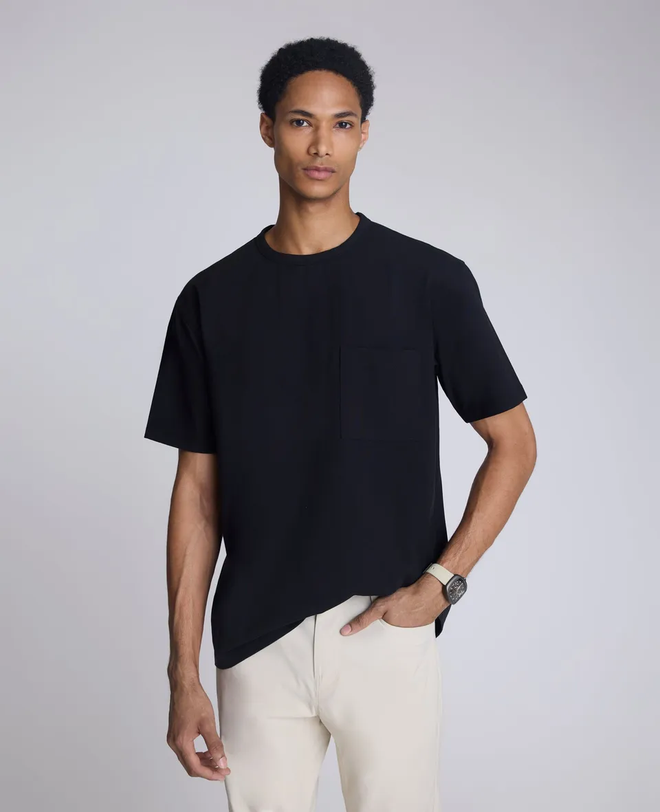 Kenneth Cole Reaction Clothing Oversized Tee T-shirt nera oversize