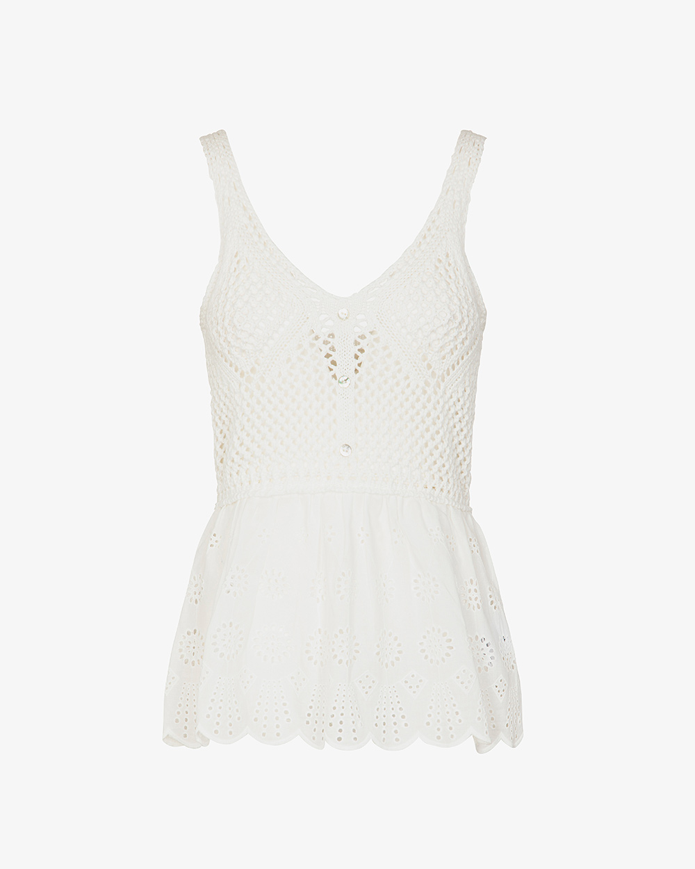 Markup Donna Camicie & Bluse Top crochet e pizzo sangallo