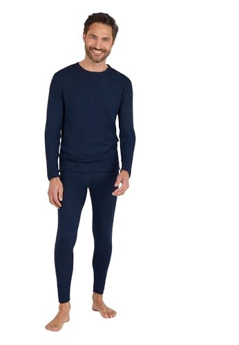 Damart Thermolactyl Sensitive T-shirt in pile uomo blu navy S calore 5