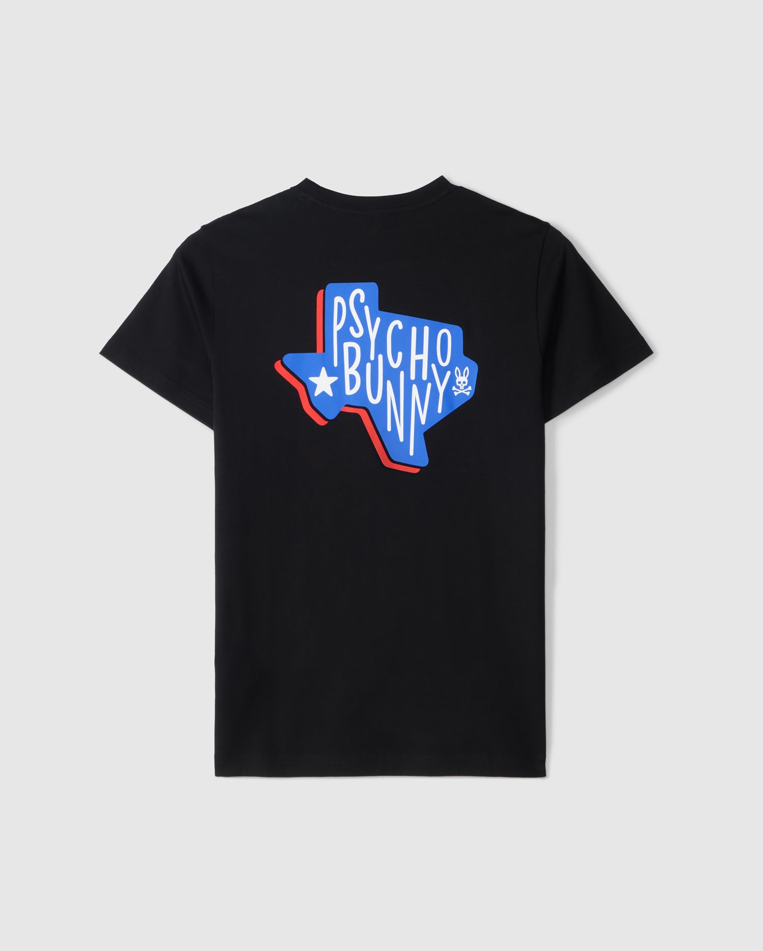 Psycho Bunny Men's Tees Texas City Tee T-shirt nera