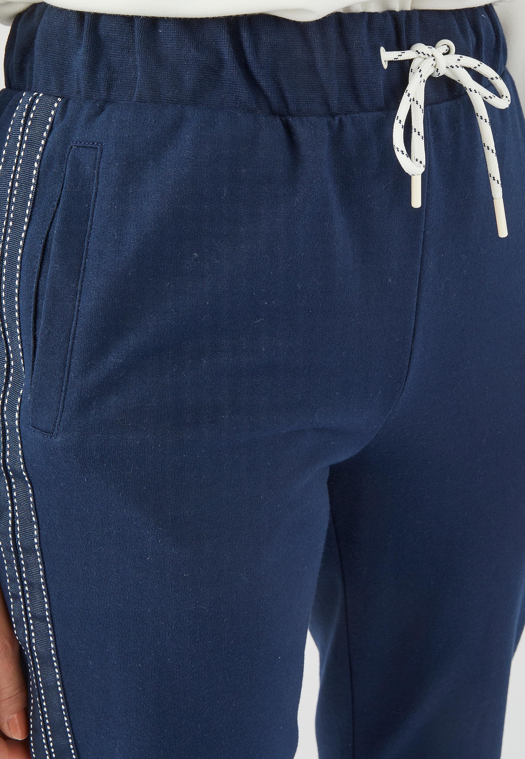 Damart Prêt-à-porter Pantaloni da jogging da donna jogger marrone beige melange taglia 40