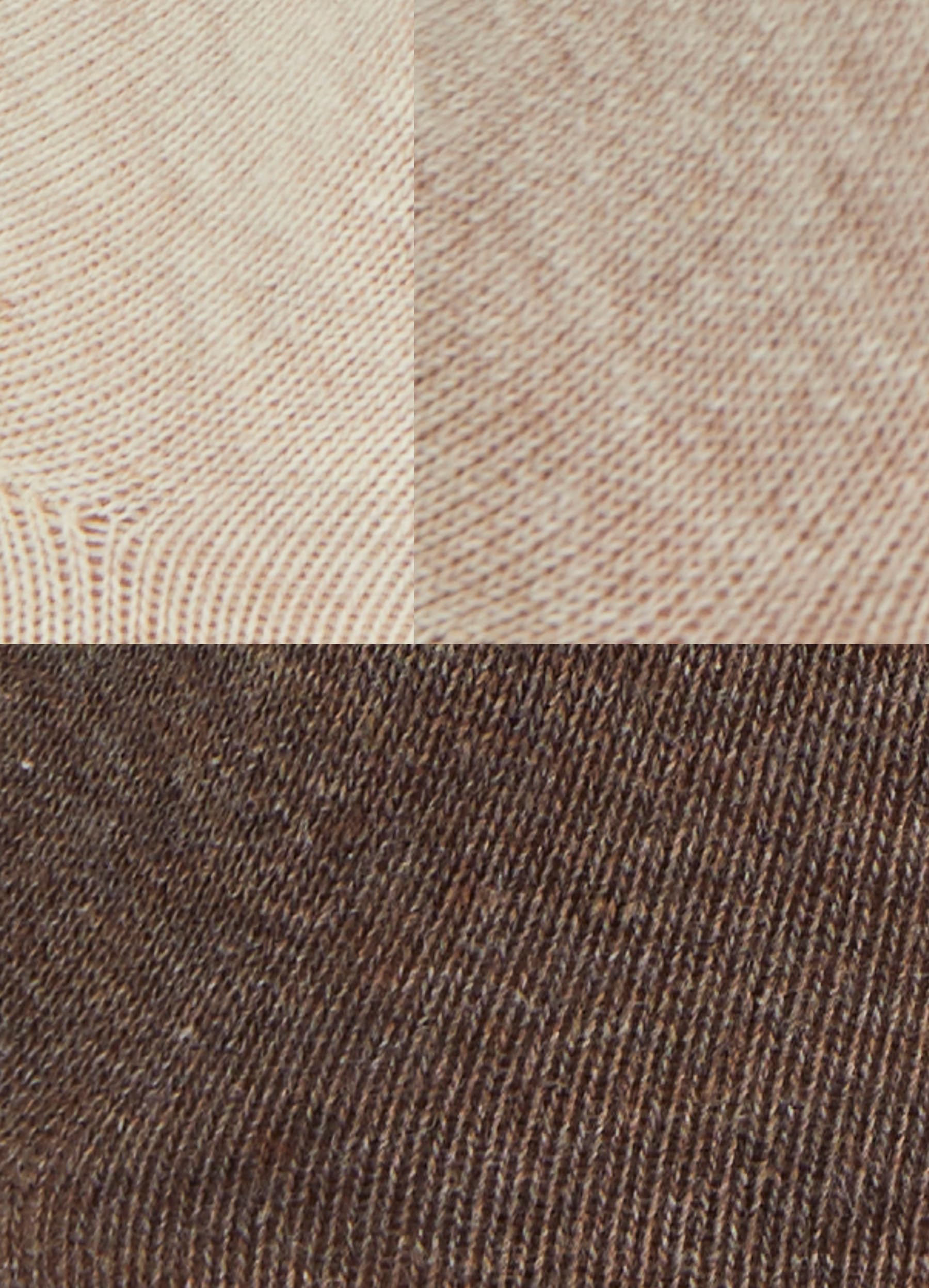 Damart Biancheria intima set 3 paia calzini in cotone biologico misto marrone 39-42