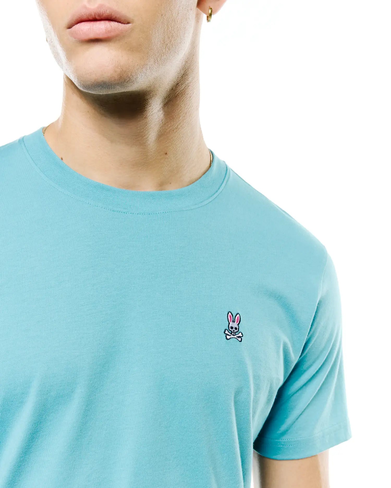 Psycho Bunny Men's Tees MENS CLASSIC CREW NECK TEE - B6U014F200 T-shirt blu Pima