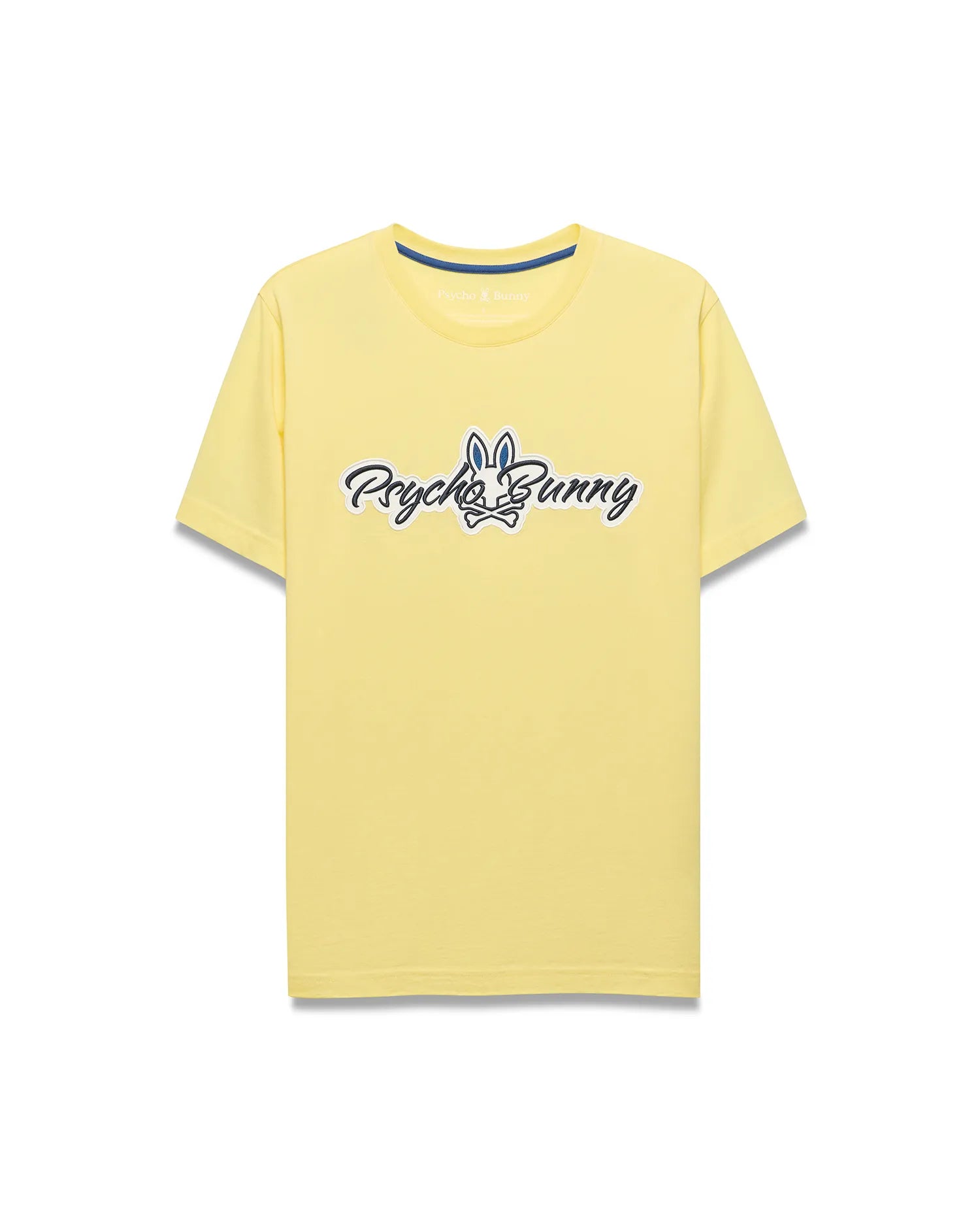 Psycho Bunny Men's Tees MENS JAYDON PIMA COTTON LOGO TEE MT0200367 T-shirt gialla