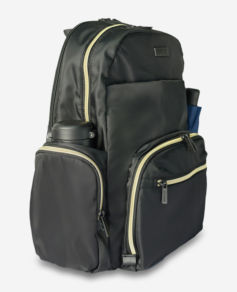 Kenneth Cole Reaction Luggage Sophie 15.6-Inch Nylon Computer Backpack zaino nero RFID