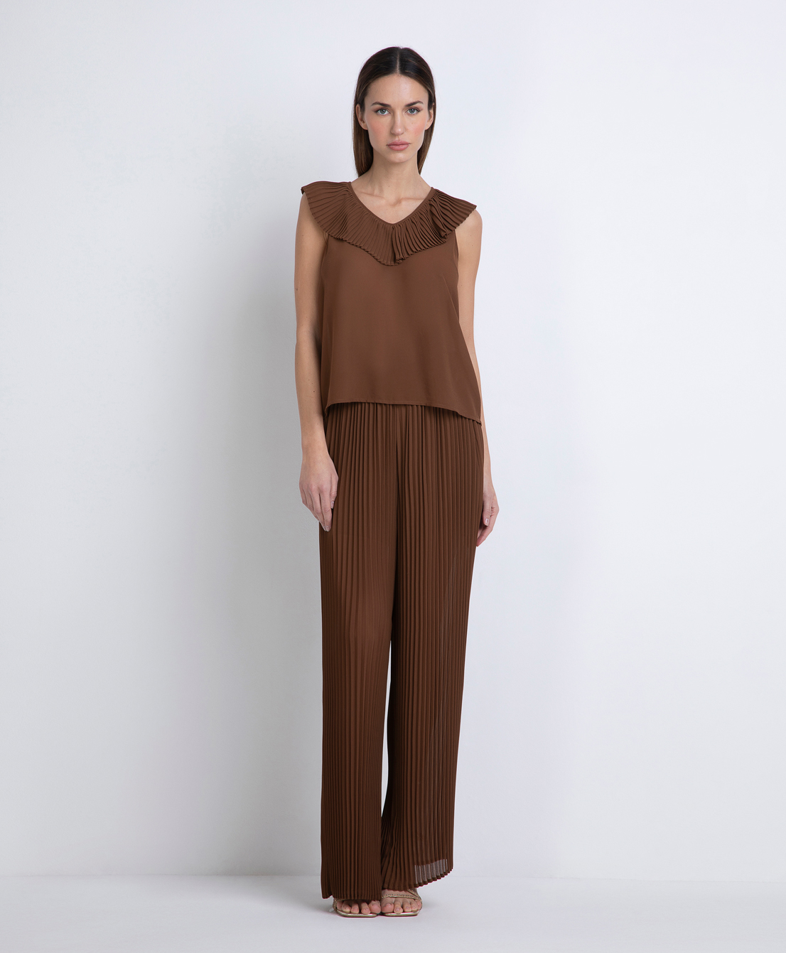 Markup Donna Camicie & Bluse Canotta con rouches plissé canotta plissé